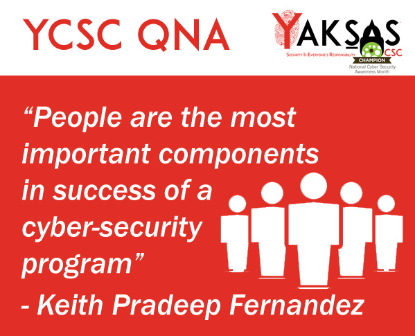 YCSC QnA with Keith Pradeep Fernandez
